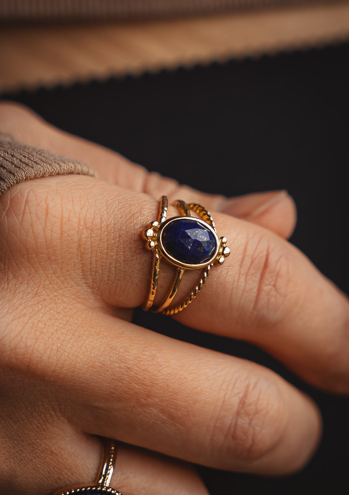 Bague en lapis lazuli hot sale