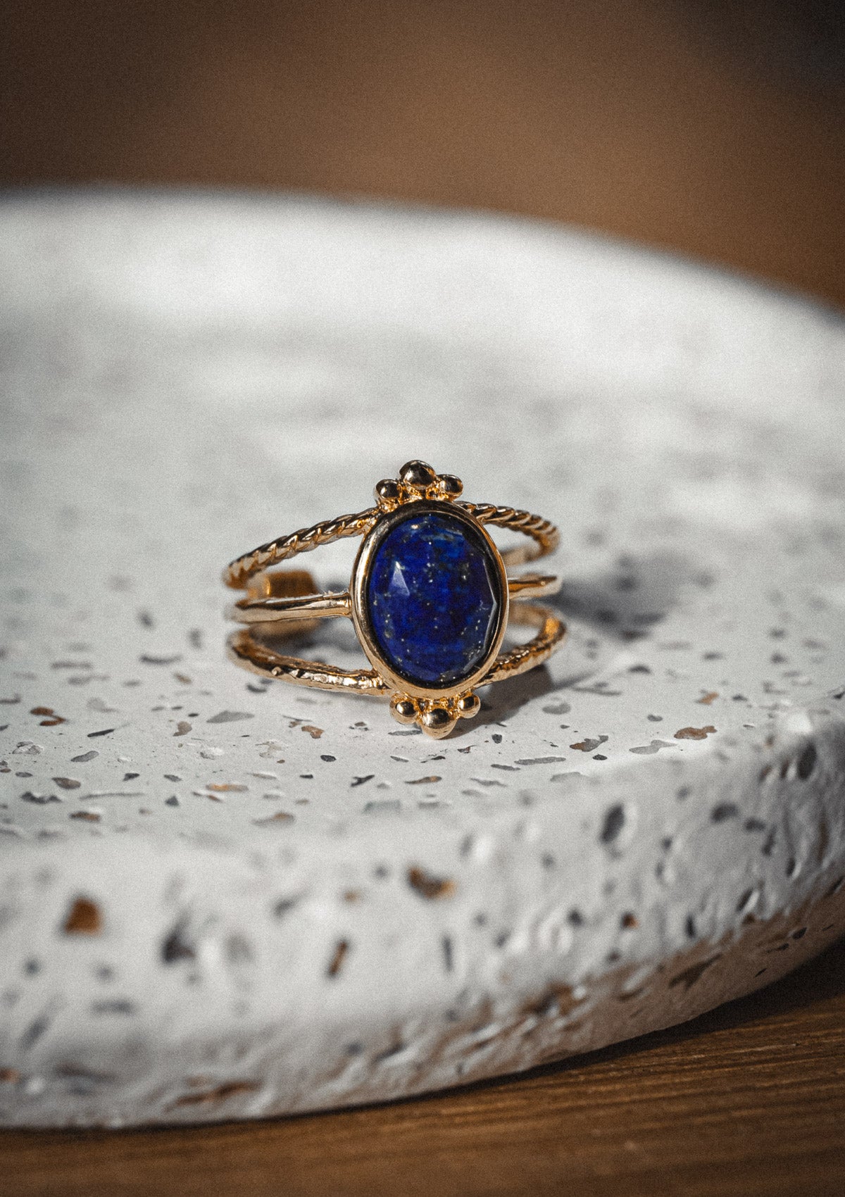 Bague Lapis Lazuli Triade C leste