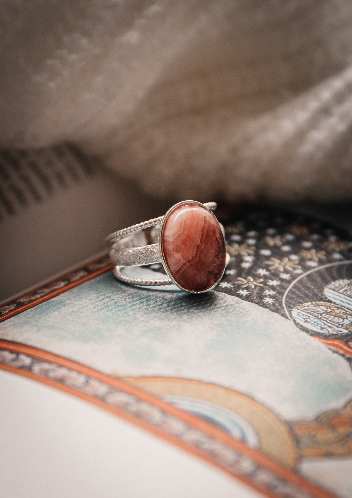 Bague rhodochrosite hot sale