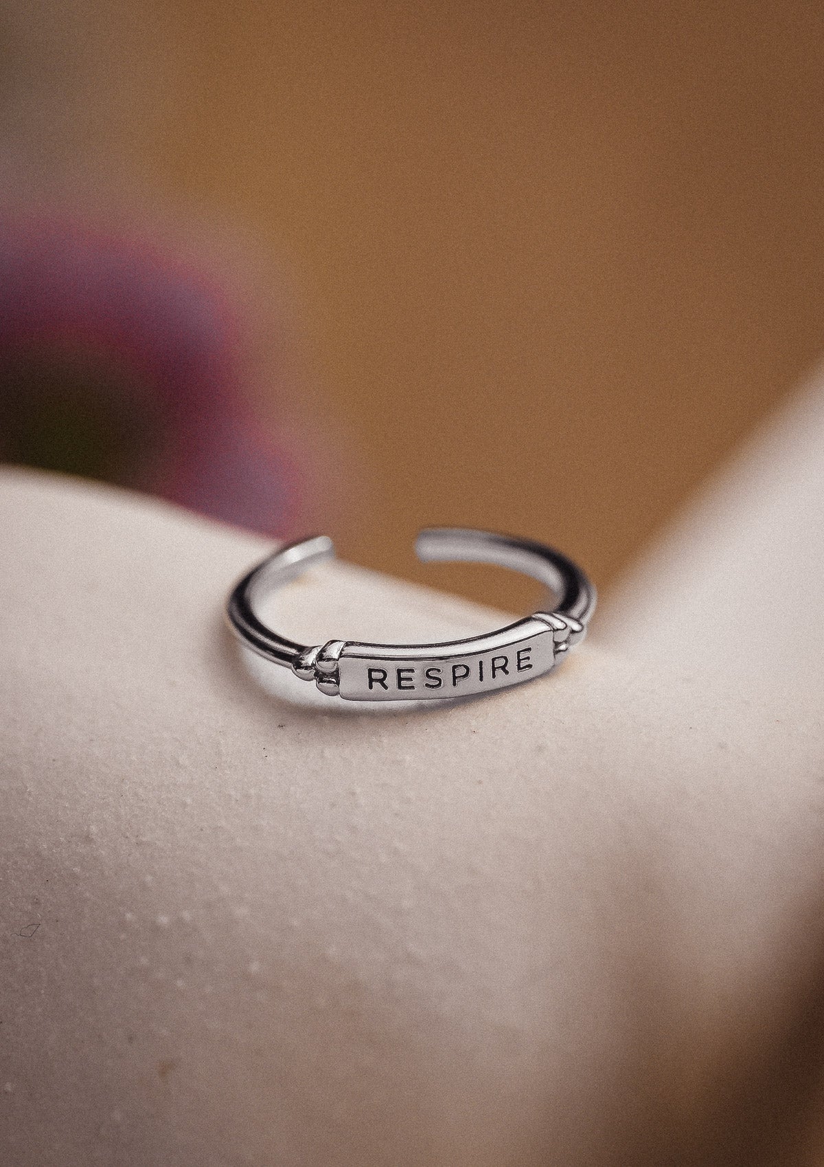 Bague à Message - Respire