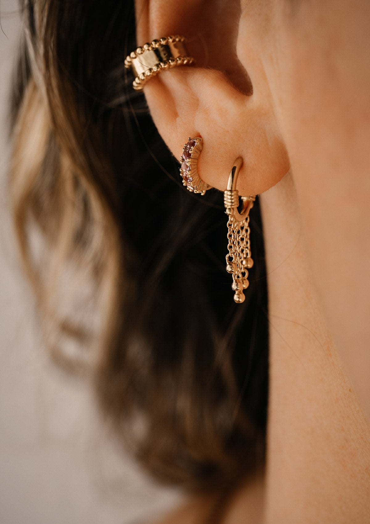 Ear Cuff Large - Lien Protecteur (Vendu à l'unité)