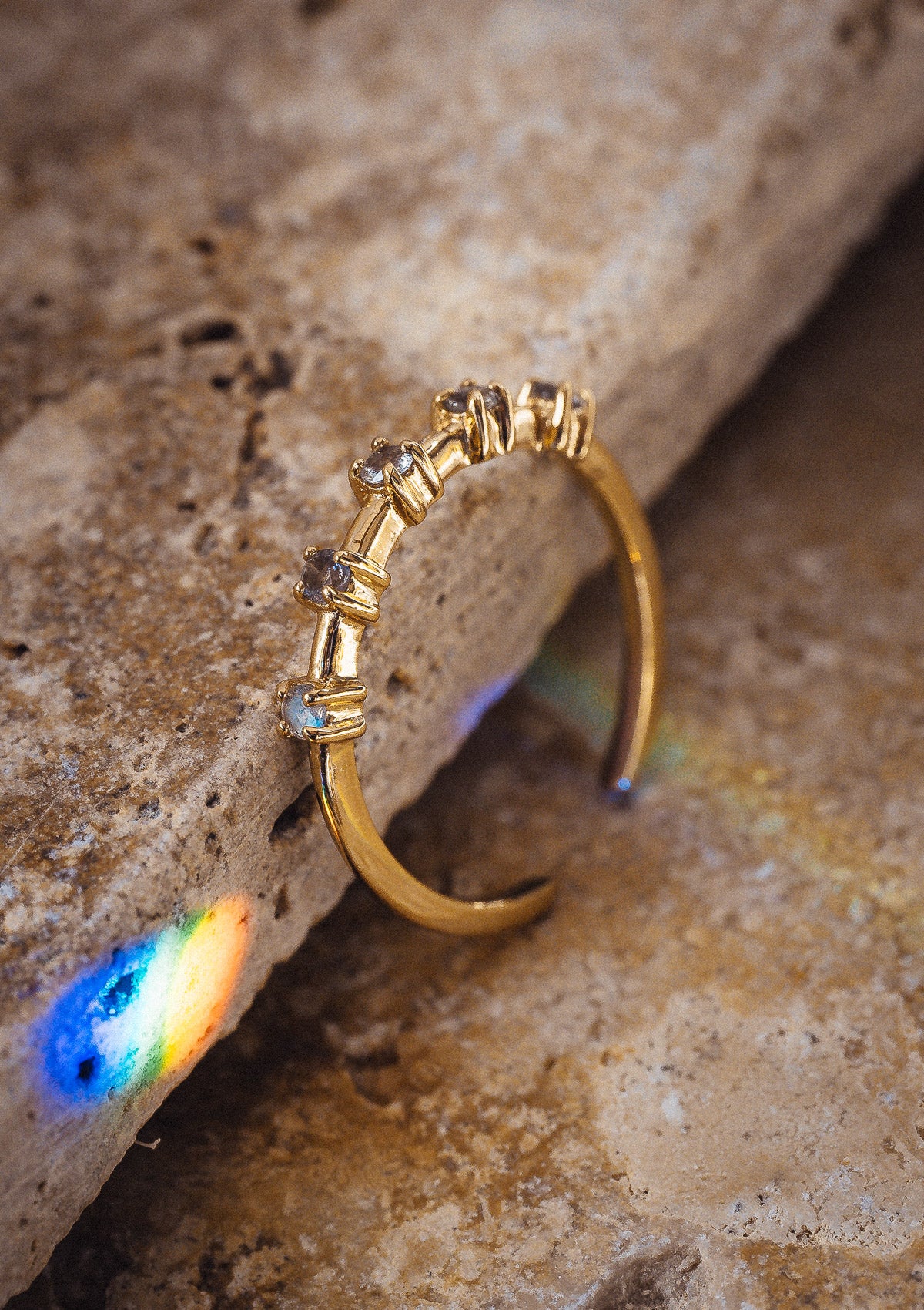 Bague Labradorite - Éclat Intérieur